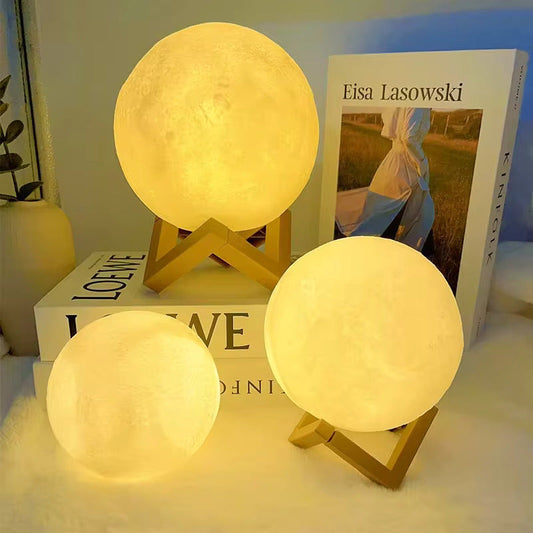 ضوء كتاب LED ضوء القمر ضوء المجرة، ضوء القمر الليلي، هدية عيد ميلاد للفتيات والأولاد والأطفال، ديكور غرفة النوم، إضاءة داخلية 